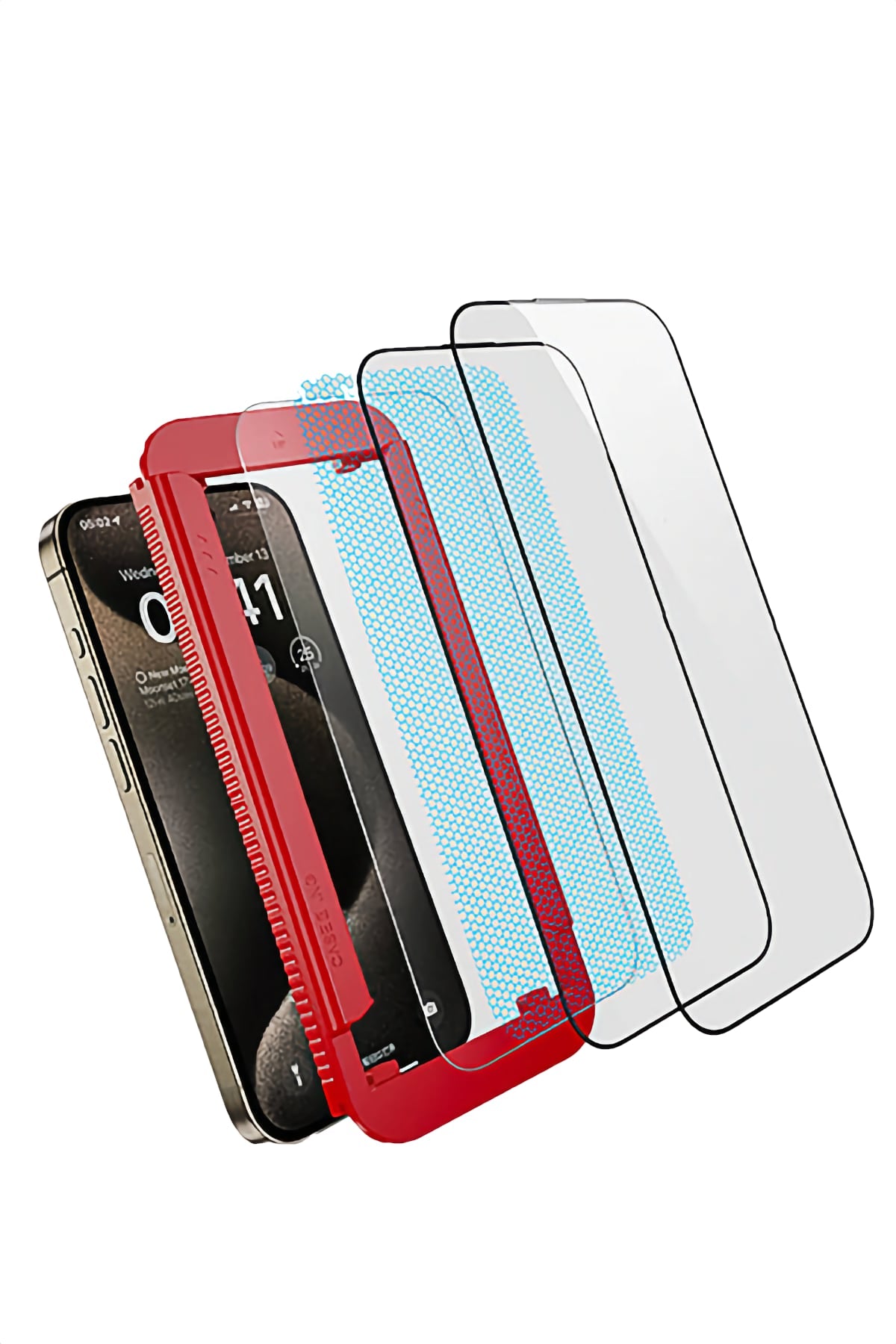 Casebang iPhone 15 Serisi Clear HD Ekran Koruyucu Kolay Uygulama Aparatlı  Casebang