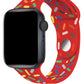 Apple Watch Uyumlu Silikon Spor Kordon Cherry  bikordon