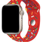 Apple Watch Uyumlu Silikon Spor Kordon Cherry  bikordon