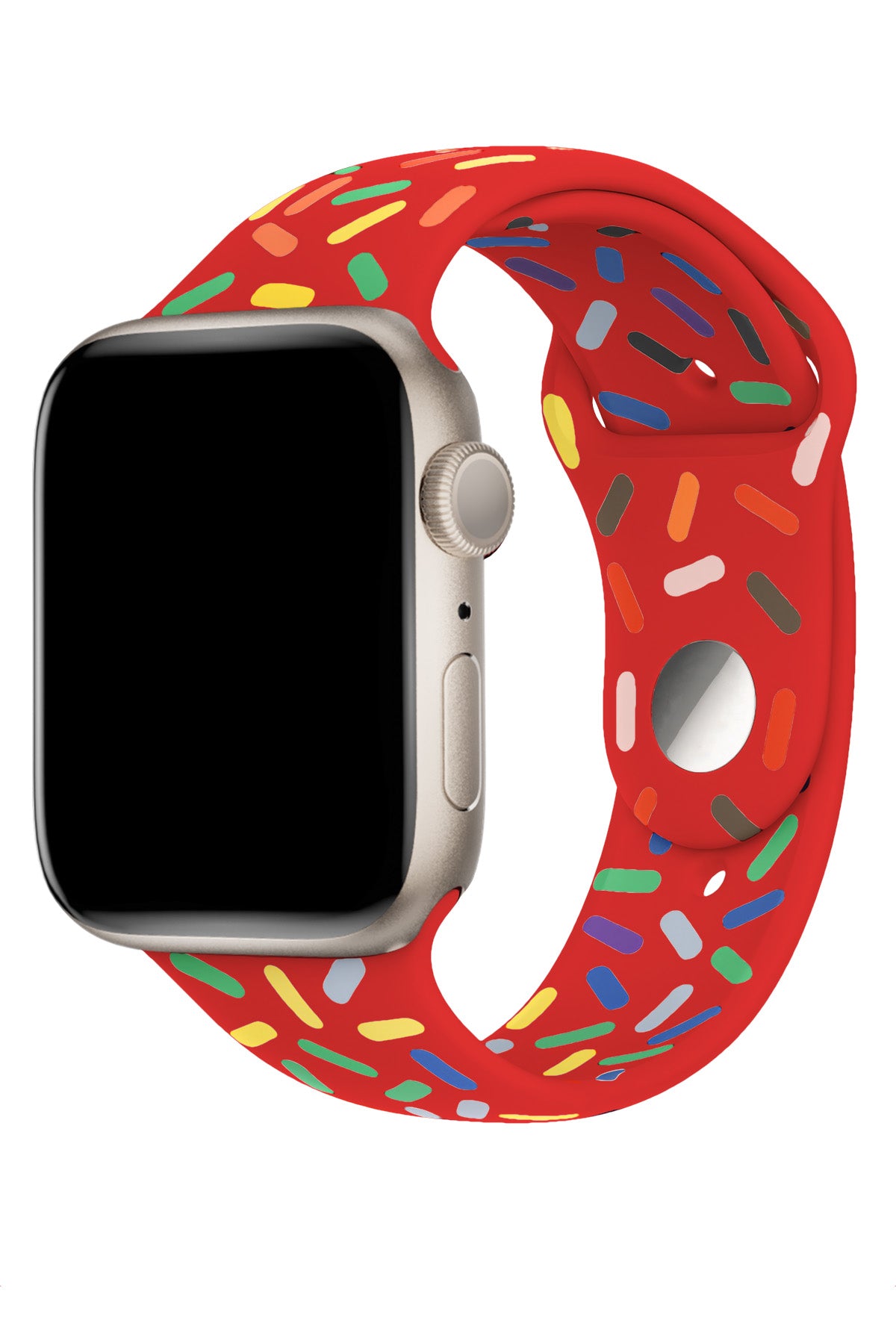 Apple Watch Uyumlu Silikon Spor Kordon Cherry  bikordon