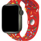 Apple Watch Uyumlu Silikon Spor Kordon Cherry  bikordon