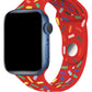 Apple Watch Uyumlu Silikon Spor Kordon Cherry  bikordon