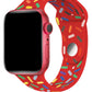 Apple Watch Uyumlu Silikon Spor Kordon Cherry  bikordon