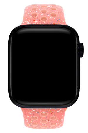 Apple Watch Uyumlu Silikon Delikli Spor Kordon Cinder  bikordon