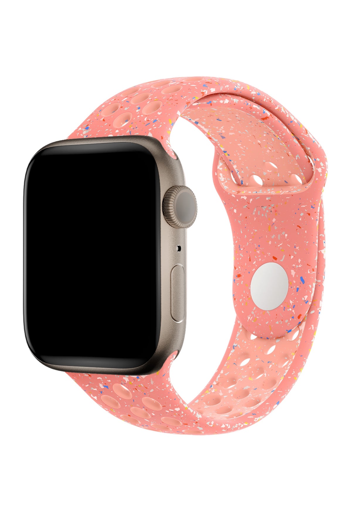 Apple Watch Uyumlu Silikon Delikli Spor Kordon Cinder  bikordon