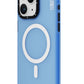 Youngkit Colored Sand iPhone 15 uyumlu Magsafe Buzlu Mavi Kılıf  Youngkit