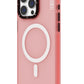 Youngkit Colored Sand iPhone 15 Pro uyumlu Magsafe Buzlu Pembe Kılıf  Youngkit