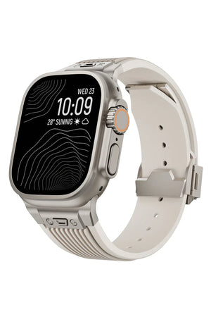 Apple Watch Uyumlu Streamlined Silikon Kordon Cream  bikordon
