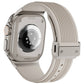 Apple Watch Uyumlu Streamlined Silikon Kordon Cream  bikordon