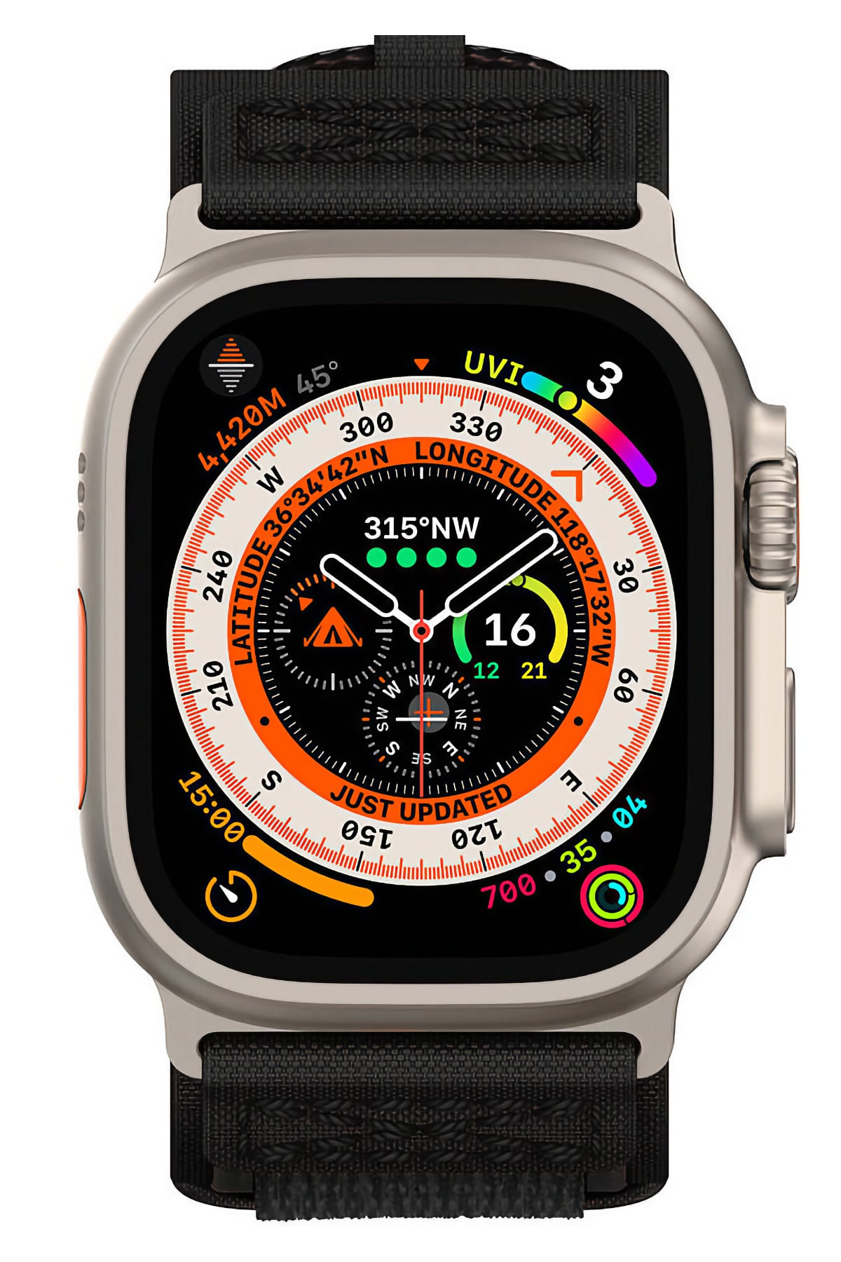 Apple Watch Uyumlu Tactical Loop Kordon Darker