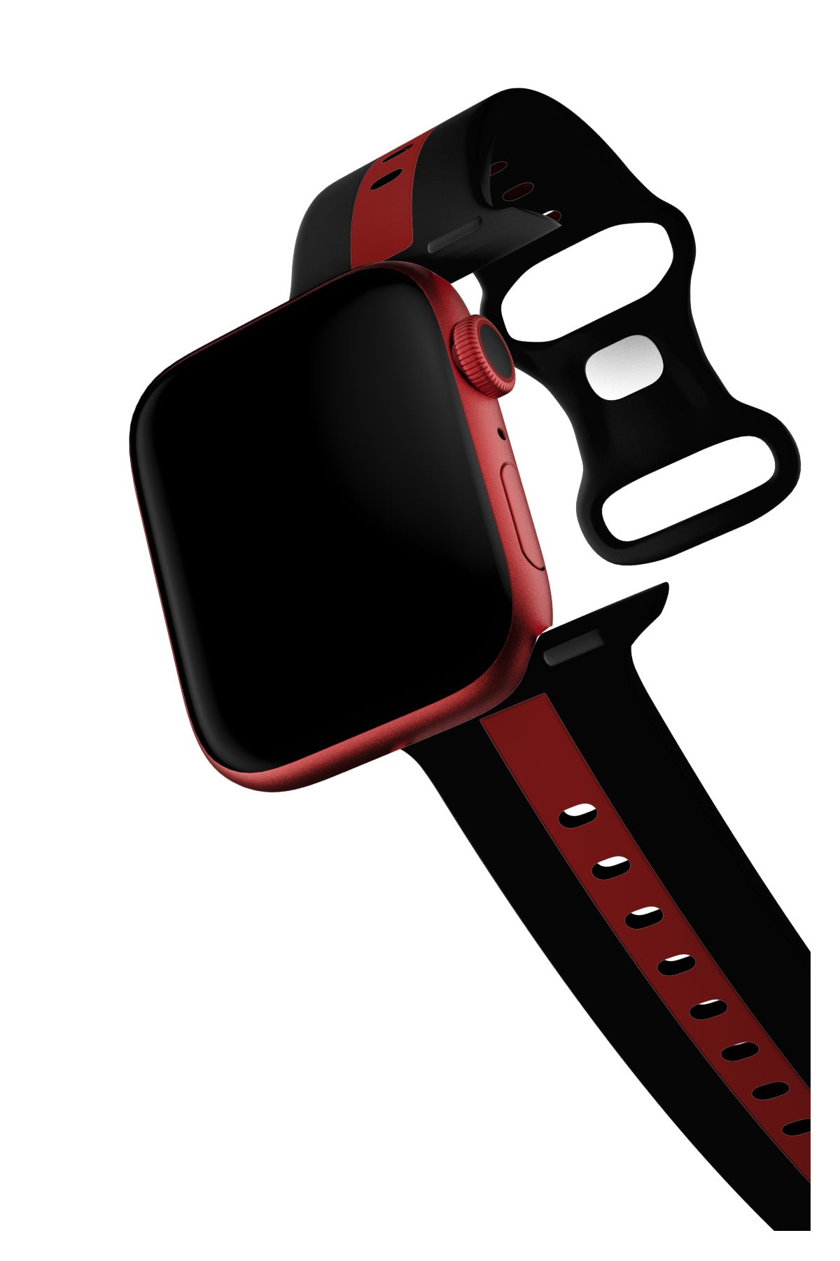 Apple Watch Compatible Dual Silicone Band Darla 
