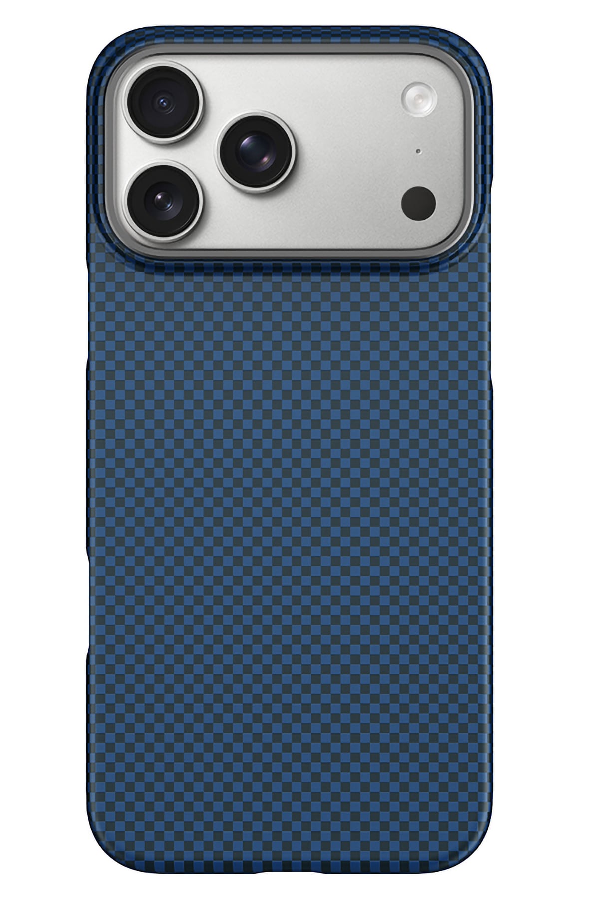 DCC-208 Magsafe Uyumlu Aramid Fiber Karbon iPhone 17 Pro Kılıf Mavi wiwu