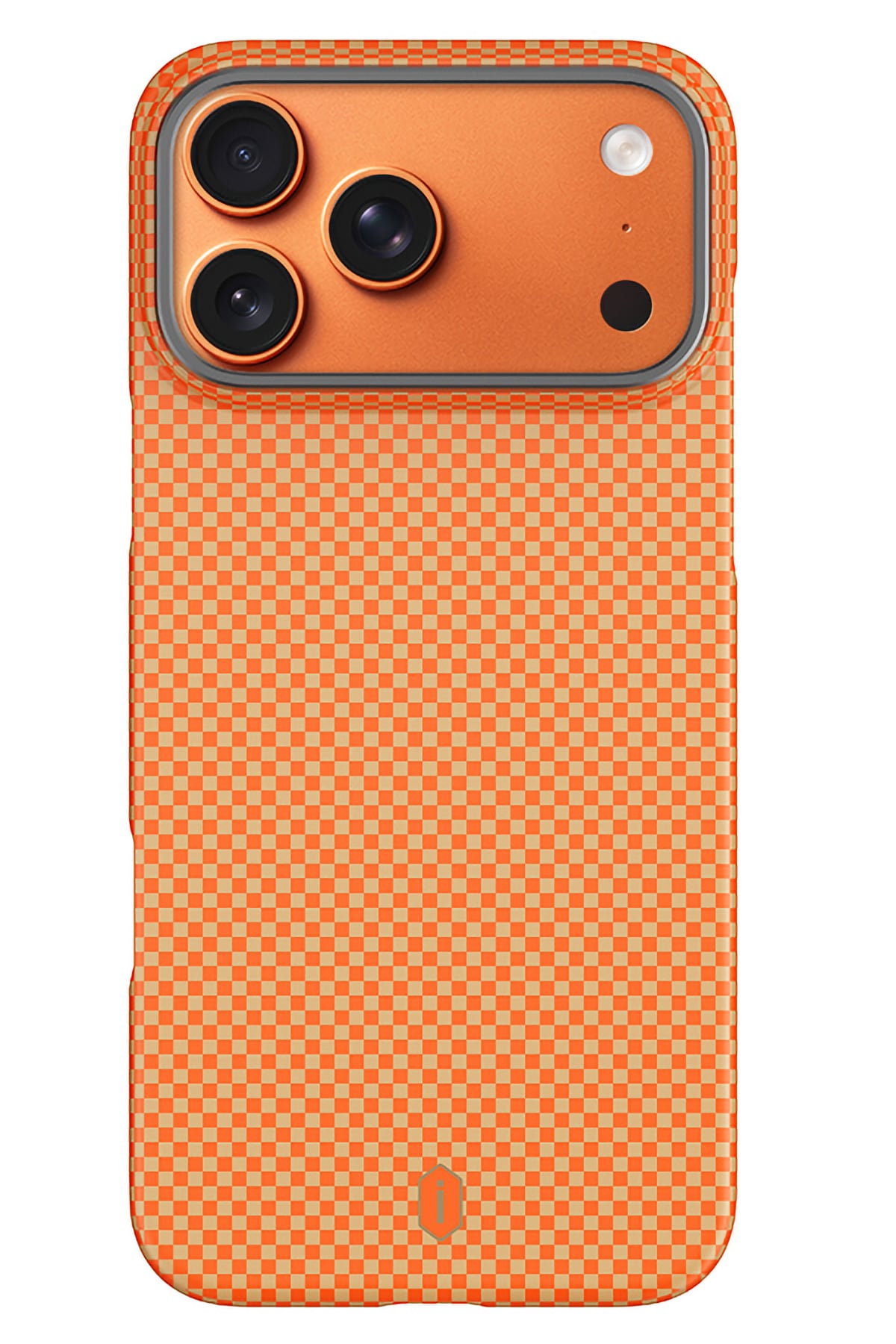 DCC-208 Magsafe Uyumlu Aramid Fiber Karbon iPhone 17 Pro Max Kılıf Turuncu wiwu