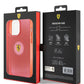 Ferrari iPhone 15 Pro Max Magsafe Uyumlu Dots Silikon Kılıf Kırmızı  Ferrari