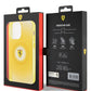 Ferrari iPhone 15 Pro Max Magsafe Uyumlu Dots Silikon Kılıf Sarı  Ferrari
