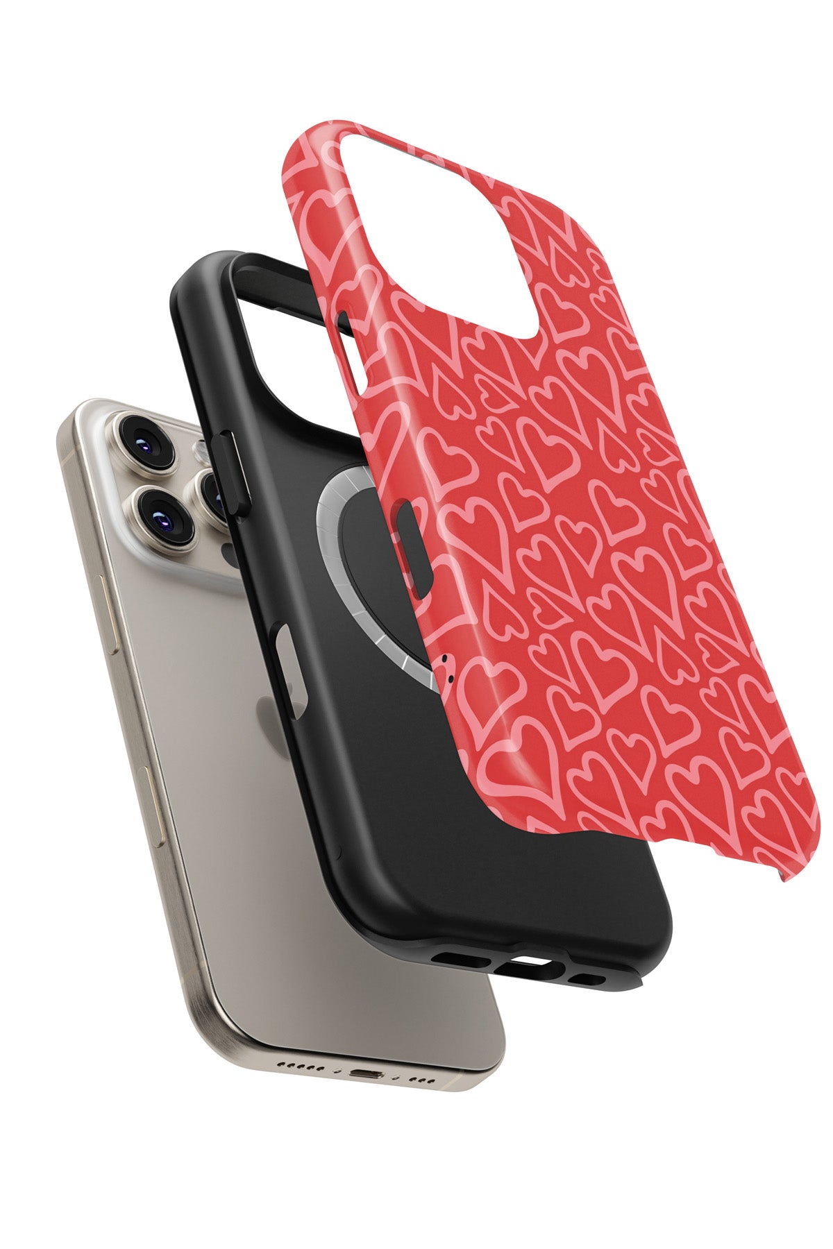 DuoShield iPhone 16 Pro Max Kılıf - Love | Magsafe Uyumlu Bikordon