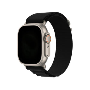 Apple Watch Uyumlu Alpine Loop Kordon Ebony  bikordon