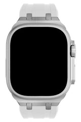 Apple Watch Ultra Uyumlu Royal Loop Rubber Kordon Floral