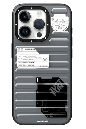 Youngkit Fluorite iPhone 15 Pro Uyumlu Siyah Kılıf  Youngkit