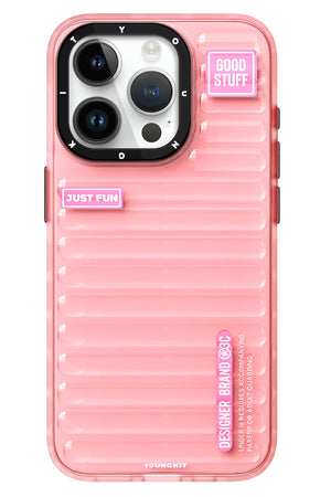 Youngkit Fluorite iPhone 15 Pro Max Compatible Pink Case 