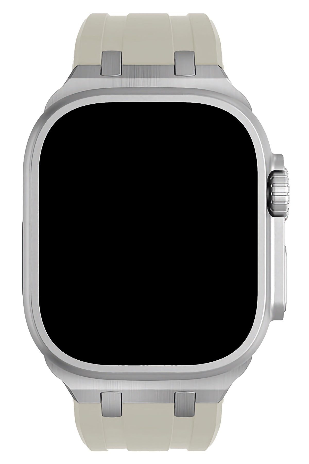 Apple Watch Ultra Uyumlu Royal Loop Rubber Kordon Foggy  bikordon