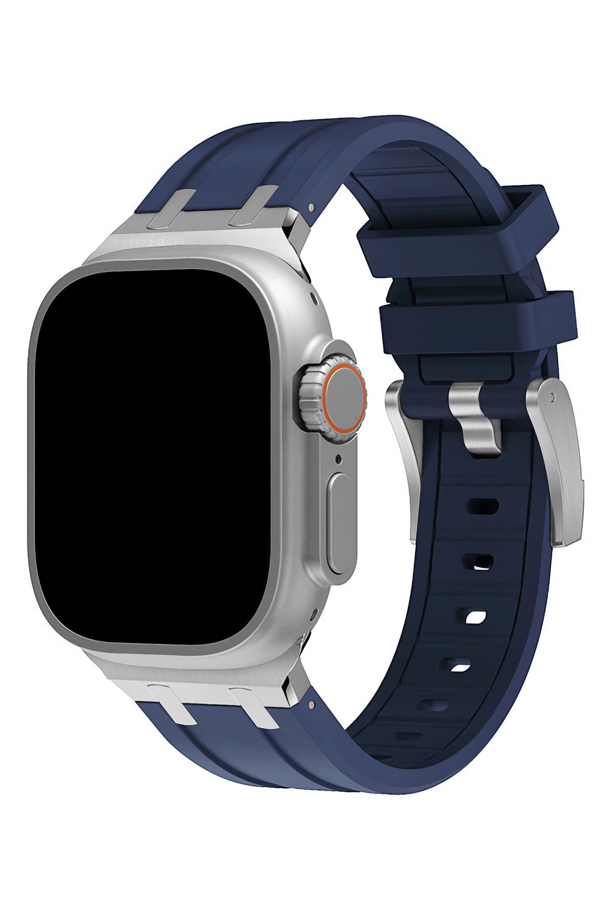 Apple Watch Ultra Uyumlu Royal Loop Rubber Kordon Force  bikordon