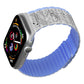 Youngkit Apple Watch Uyumlu Manyetik Mıknatıslı Futuristic Kordon Beyaz  Youngkit