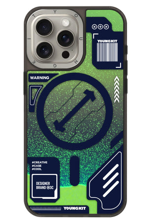 Youngkit Galaxy iPhone 15 Pro Max Uyumlu Kılıf Yeşil  Youngkit