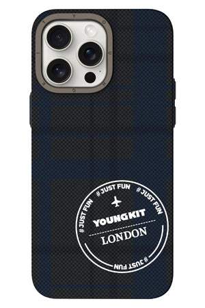 Youngkit Gezhi Kevlar iPhone 14 Pro Max Magsafe uyumlu Mavi Kılıf  Youngkit