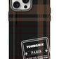 Youngkit Gezhi Kevlar iPhone 14 Pro Max Magsafe uyumlu Kahverengi Kılıf