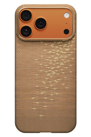 Glints of Gold iPhone 17 Pro MagSafe Uyumlu Kılıf Golden Glint Pitaka