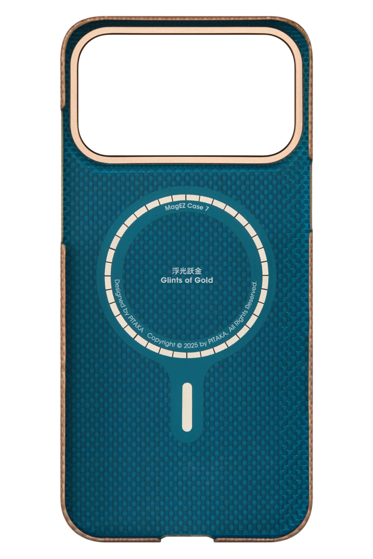 Glints of Gold iPhone 17 Pro MagSafe Uyumlu Kılıf Golden Glint Pitaka