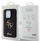 Guess iPhone 15 Pro Uyumlu Glitter 4G Logolu Kılıf Siyah  Guess