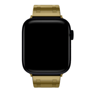 Apple Watch Uyumlu Royal Edition Çelik Kordon Golden  bikordon