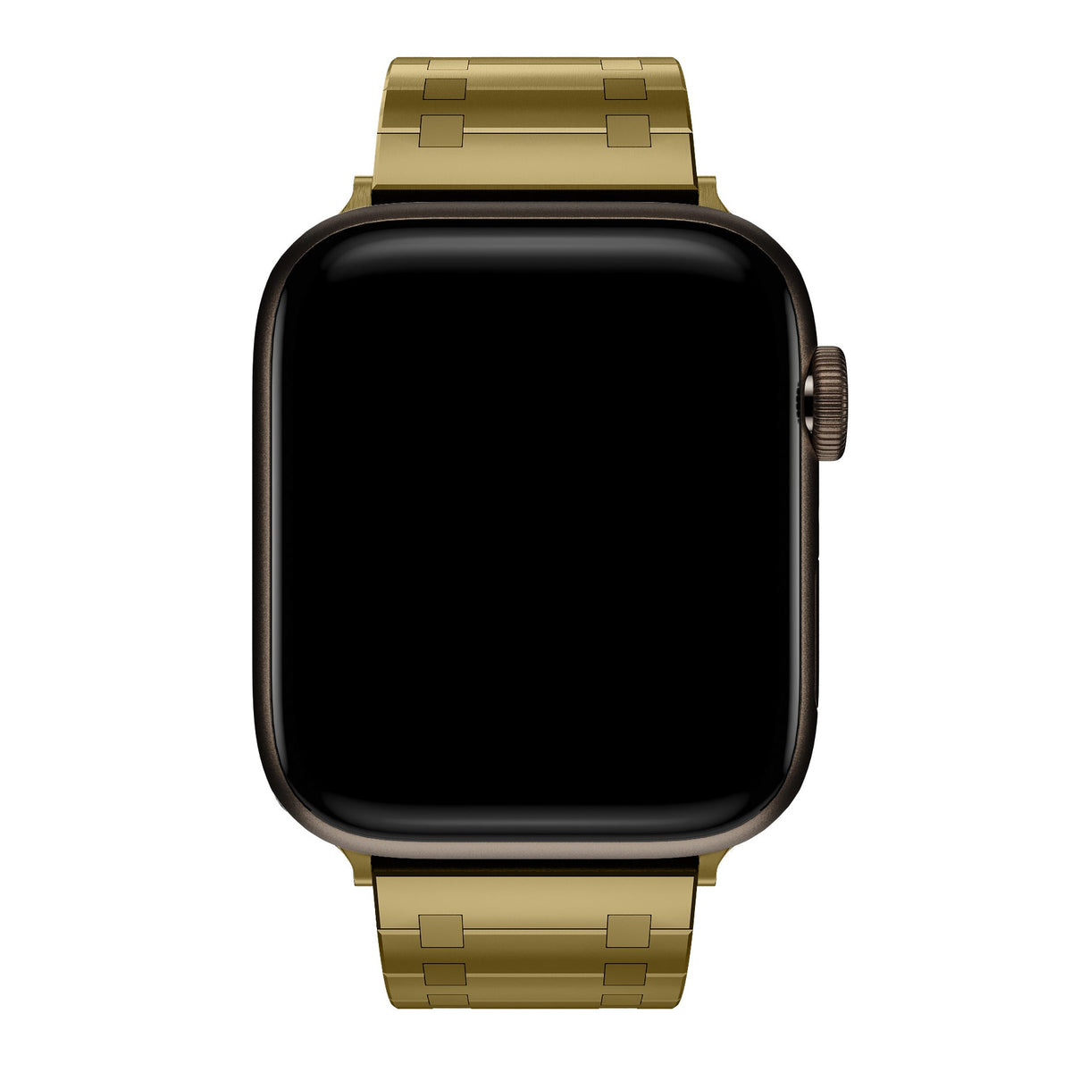 Apple Watch Uyumlu Royal Edition Çelik Kordon Golden  bikordon