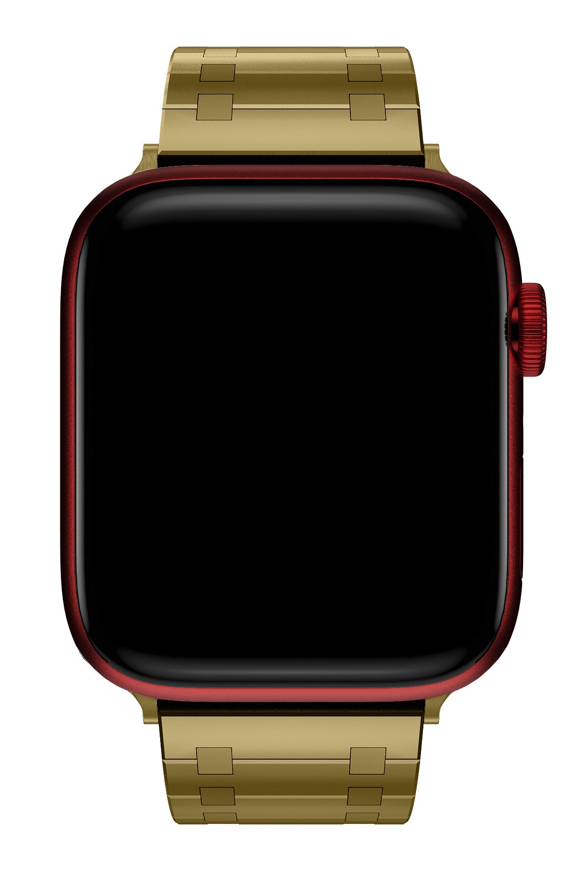 Apple Watch Uyumlu Royal Edition Çelik Kordon Golden  bikordon