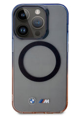 Apple iPhone 14 Pro Max uyumlu Magsafe BMW M Lisanslı Gradient Kılıf