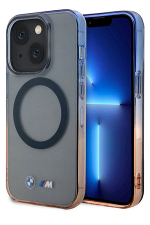 Apple iPhone 15 uyumlu Magsafe BMW M Lisanslı Gradient Kılıf  BMW