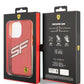 Ferrari iPhone 15 Pro Uyumlu Gradient SF Silikon Kılıf Kırmızı  Ferrari