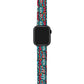 Apple Watch Compatible UV Printed Silicone Band Graffiti 