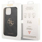 Guess iPhone 14 Pro Max Compatible 4G Logo Leather Case Gray 