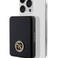 Guess Taşlı 4G Logolu Magsafe Siyah Powerbank 5000mAh  Guess