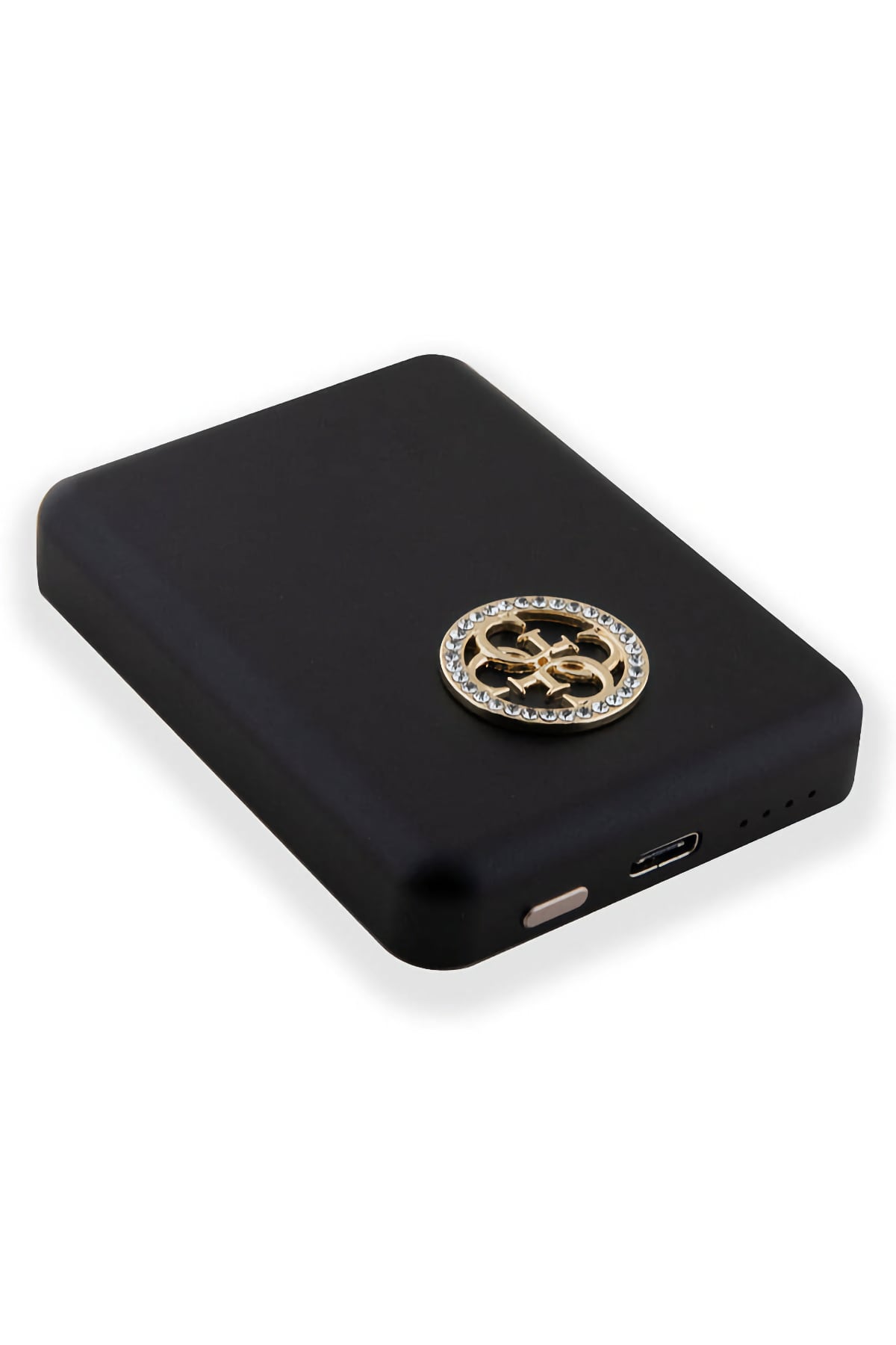 Guess Taşlı 4G Logolu Magsafe Siyah Powerbank 5000mAh  Guess