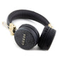 Guess Kulak Üstü Bluetooth 5.3 Kulaklık 4G Desenli Metal Logolu Siyah  Guess
