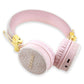 Guess Kulak Üstü Bluetooth 5.3 Kulaklık 4G Desenli Metal Logolu Pembe  Guess