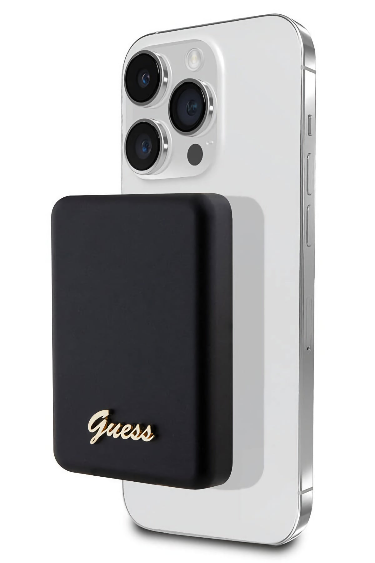 Guess Metal Logolu Magsafe Siyah Powerbank 5000mAh  Guess