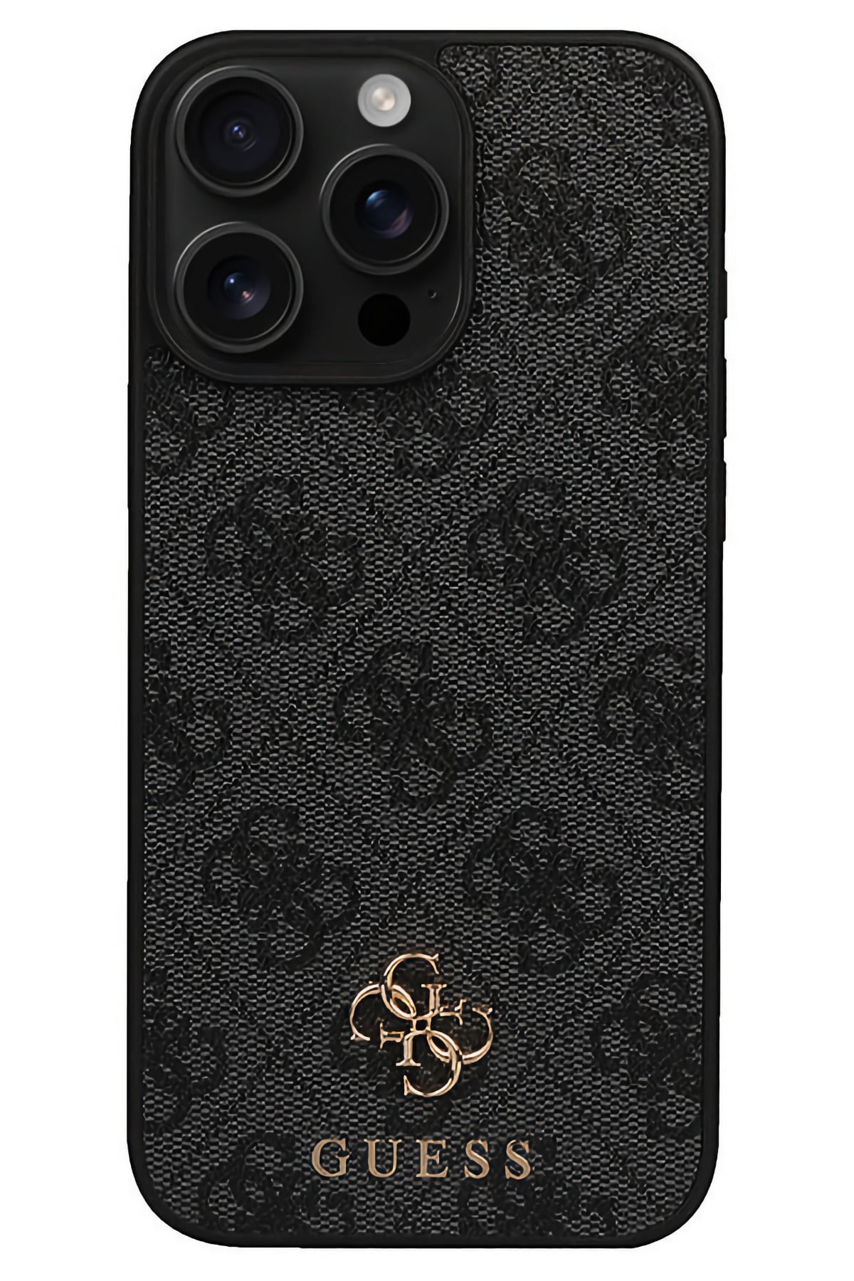 Guess Classic 4G Logolu iPhone 16 Pro Max Magsafe Uyumlu Kılıf Siyah  Guess
