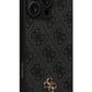 Guess Classic 4G Logolu iPhone 16 Pro Max Magsafe Uyumlu Kılıf Siyah  Guess