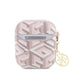 Guess Apple Airpods 3. Nesil Uyumlu Kılıf G Cube Desenli Süs Zincirli Pembe  Guess