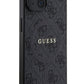 Guess iPhone 14 Magsafe Uyumlu 4G Desenli Kılıf Siyah  Guess